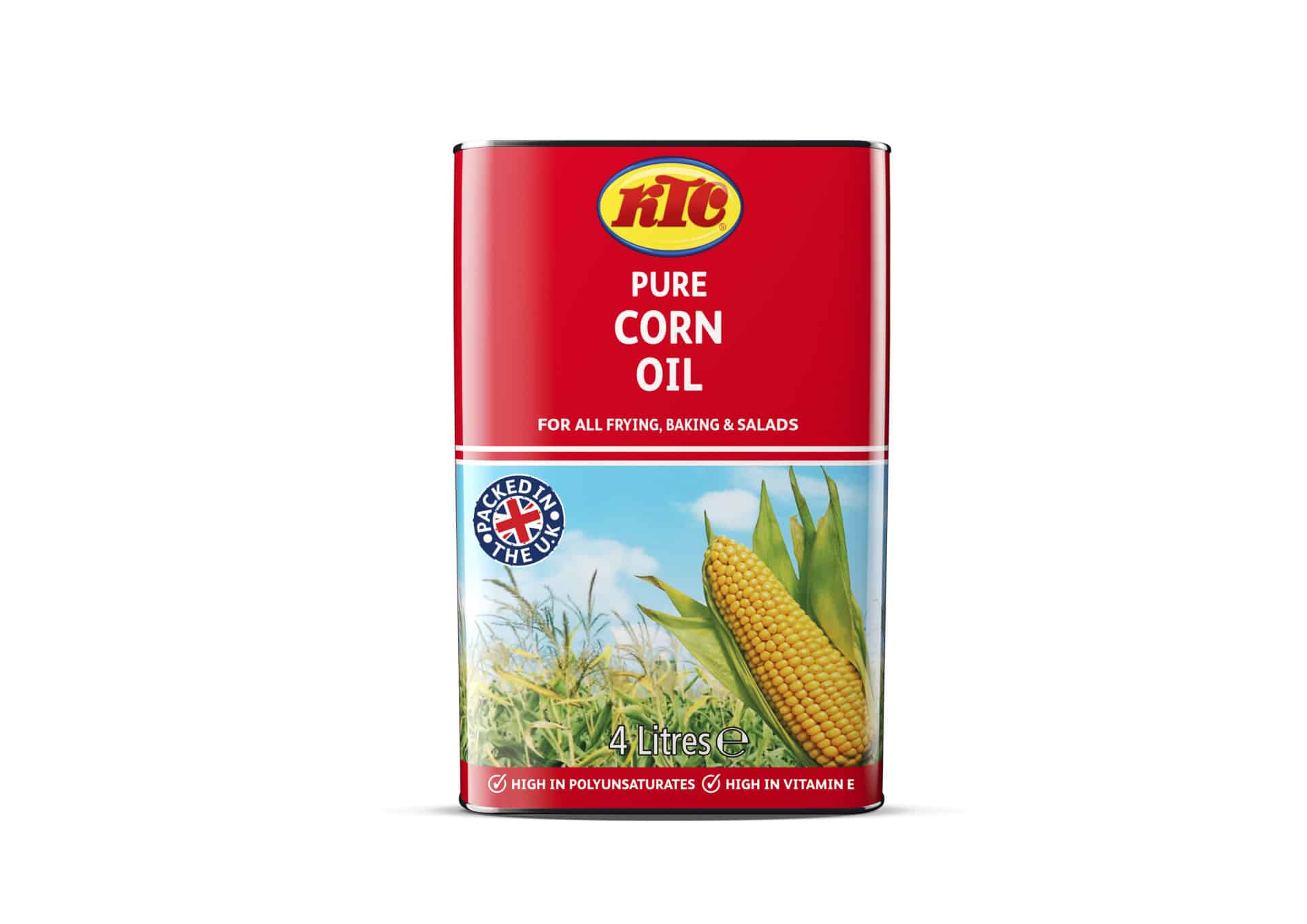 KTC Corn Oil 4 Litre (Can)