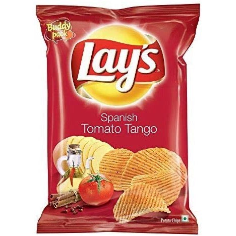 Lays Spanish Tomato Tango 50g Pack of 10
