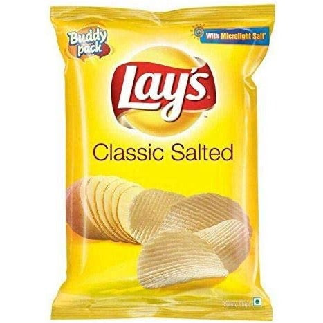 Lays Classic Salted 50g Pack of 10