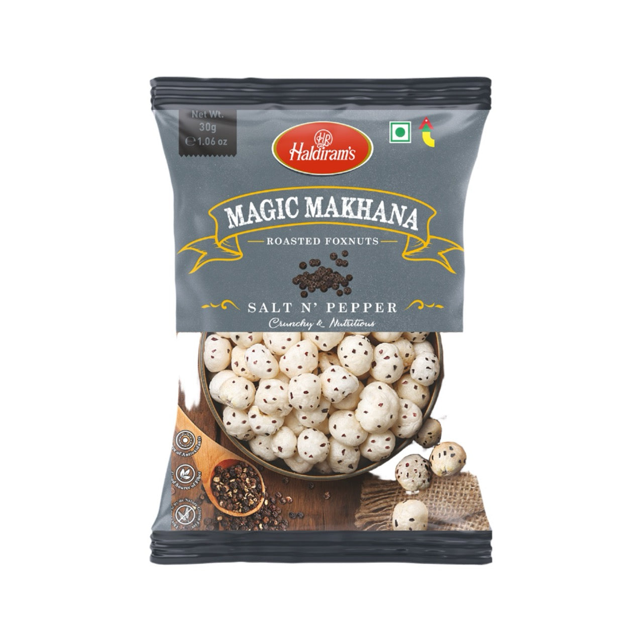 Haldiram's Magic Makhana - Salt & Pepper 30g