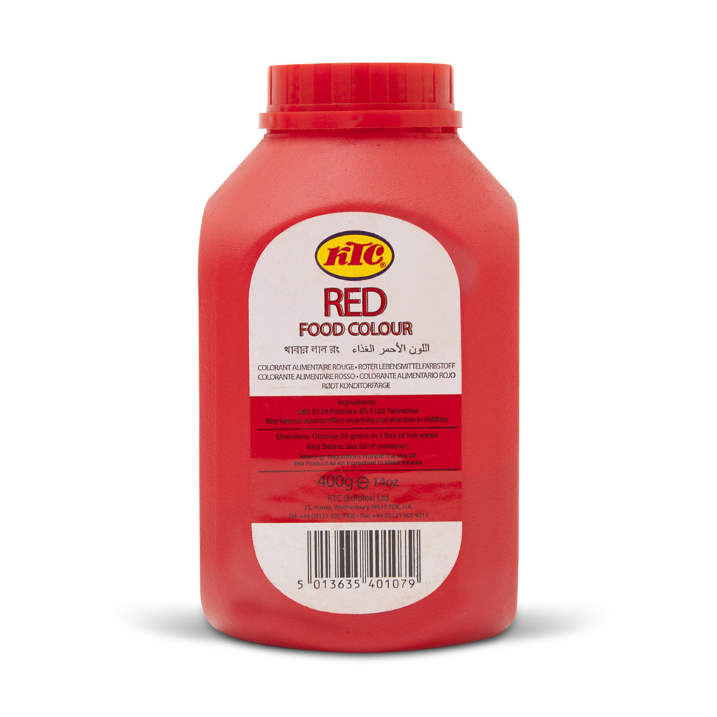 KTC Food Colour Bright Red 400g