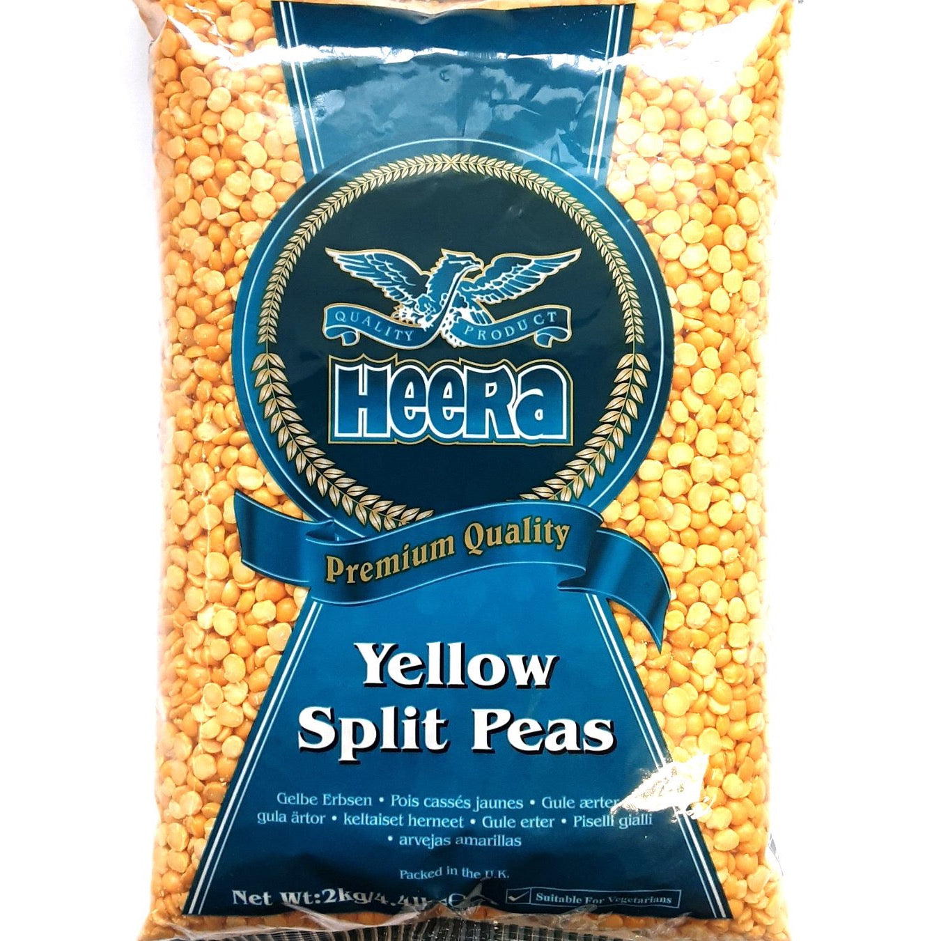 Heera Yellow Split Peas 2kg