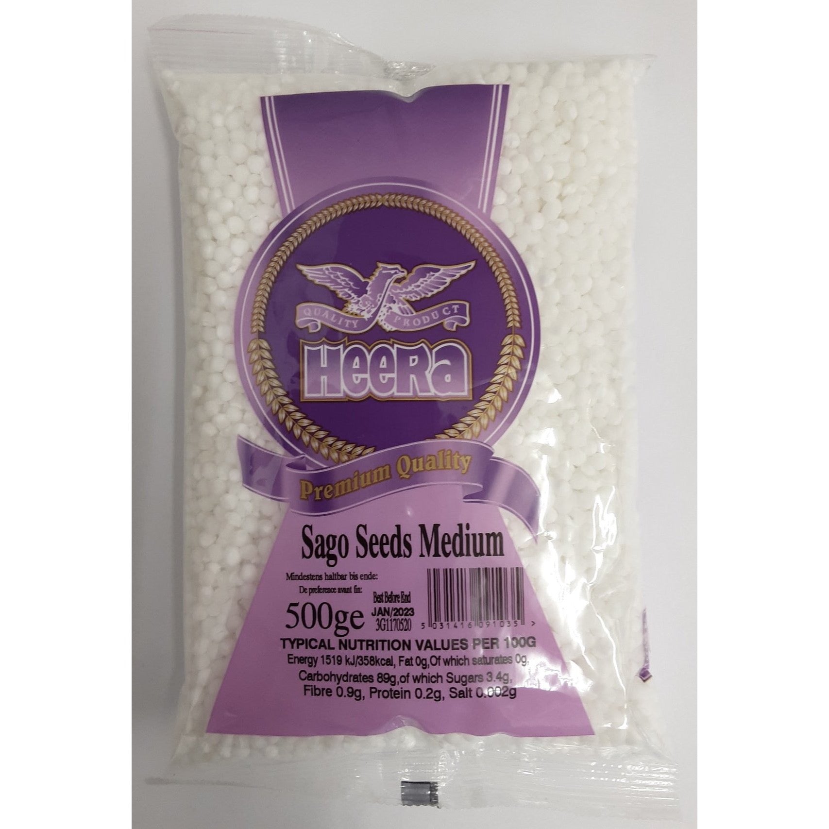 Heera Sago Seeds Medium 500g