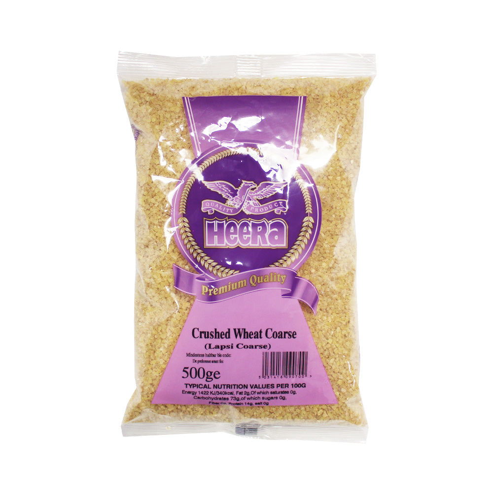 Heera Crushed Wheat Coarse (Lapsi/Dalia) 500g