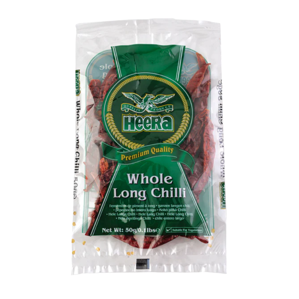 Heera Extra Hot Long Chilli Whole 50g