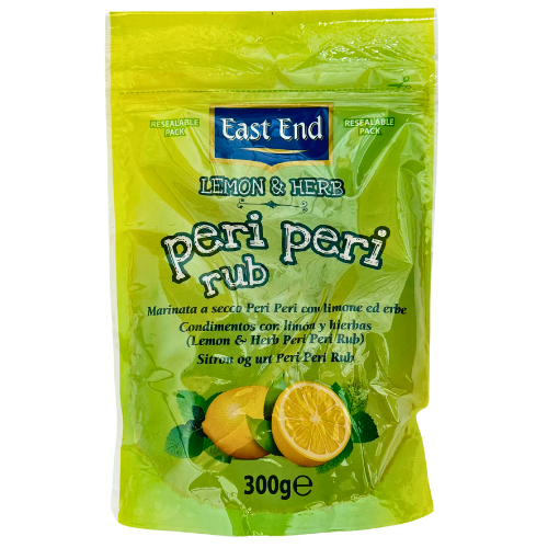 Eastend Lemon & Herb Peri Peri Rub 300g