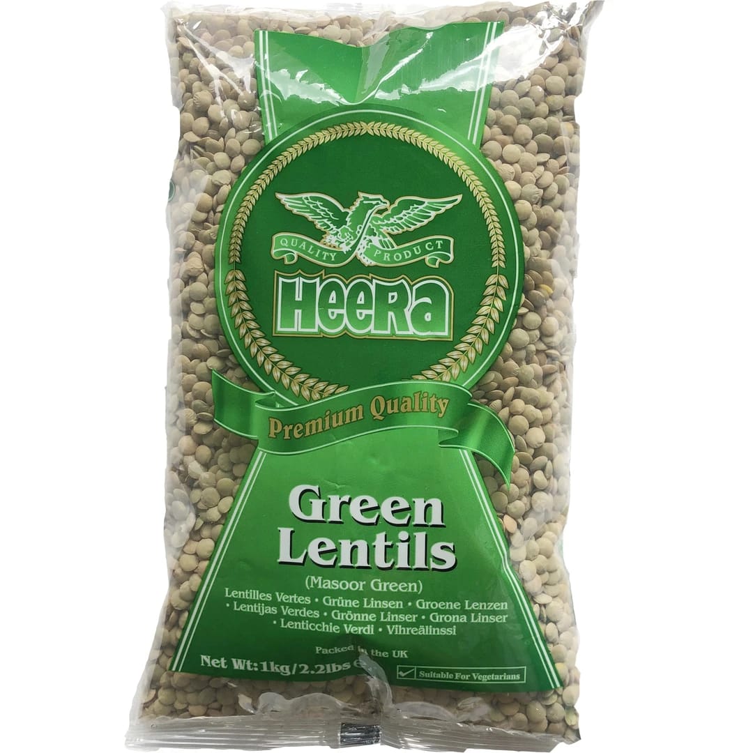 Heera Green Lentils 1kg