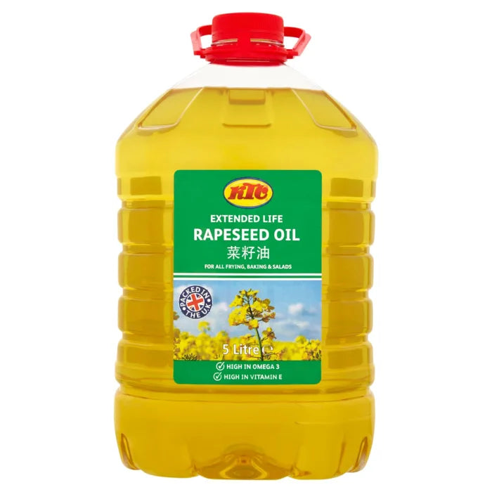 KTC Rapeseed 5 Litre Oil (PET)